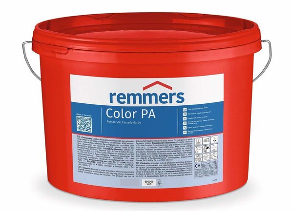 Remmers Color PA  Hochwertige Reinacrylat-Fassadenfarbe weiß